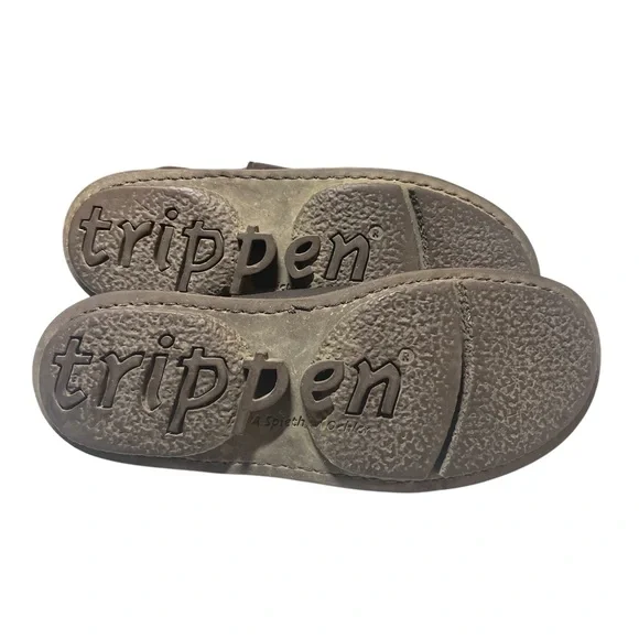 Trippen Unisex Leather Boots Brown Size 7.5 (38) - Picture 7 of 7